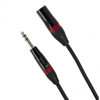 Pulse Audiokabel 3m Balanced 1/4Stereo Jack-XLRM