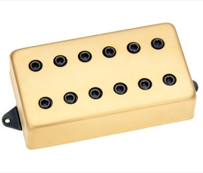 DiMarzio Titan Bridge DP259F humbucker, F-spaced, guldkåpa