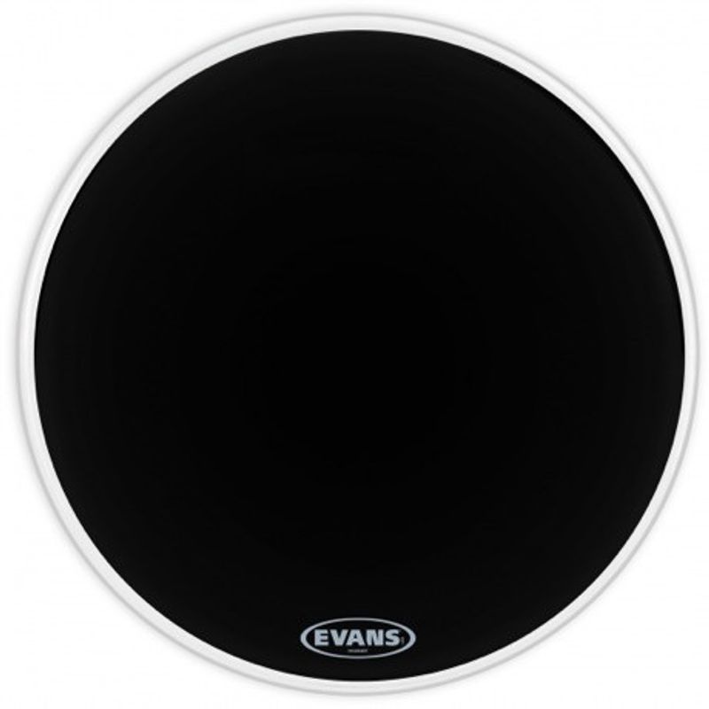 Evans BD18RBG Resonant Black bastrumskinn 18"