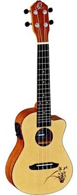 Ortega RU5CE Konsertukulele med mikrofon