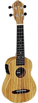 Ortega RFU10ZE Sopranukulele med mikrofon och gigbag