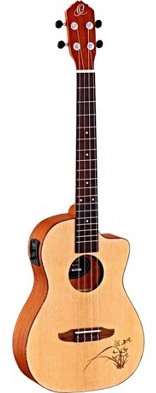 Ortega RU5CE-BA Barytonukulele med mikrofon