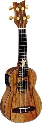 Ortega LIZARD-CC-GB Konsertukulele med mikrofon och gigbag