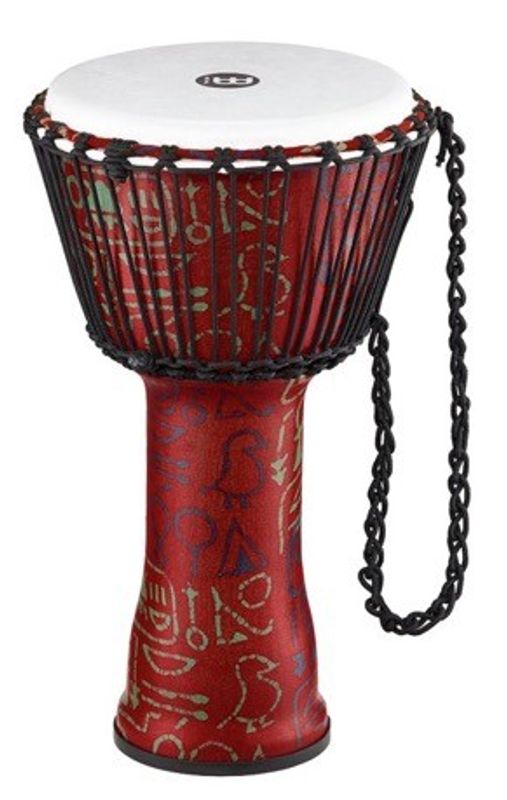 Meinl PADJ1-M-F Travel Rope Djembe 10" Pharaoh's Script