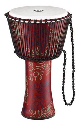 Meinl PADJ1-XL-F Travel Rope Djembe 14" Pharaoh's Script