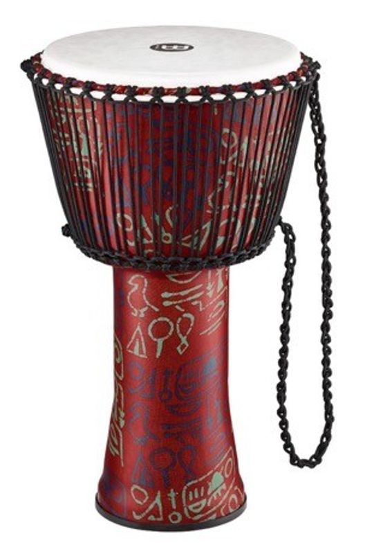 Meinl PADJ1-XL-F Travel Rope Djembe 14" Pharaoh's Script