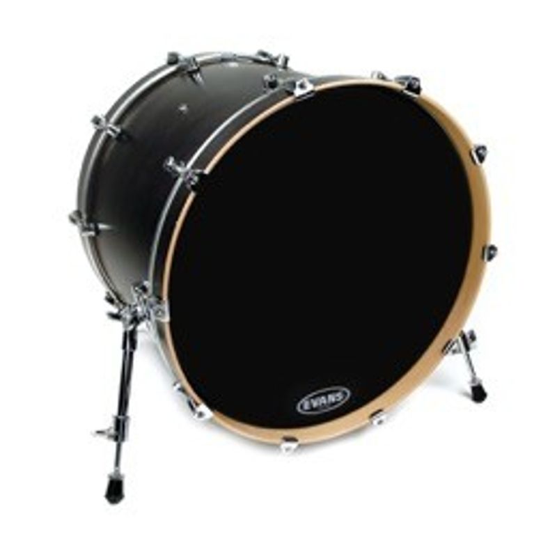 Evans BD18RB-NP EQ3 Resonant Black bastrumskinn 18"