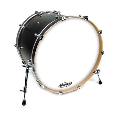 Evans BD26RGCW-NP EQ3 Resonant Coated bastrumskinn 26"