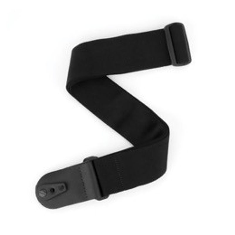 D'Addario 50F05-RL Axelband med Pad lock 50 mm Woven-Black w/Pad lock