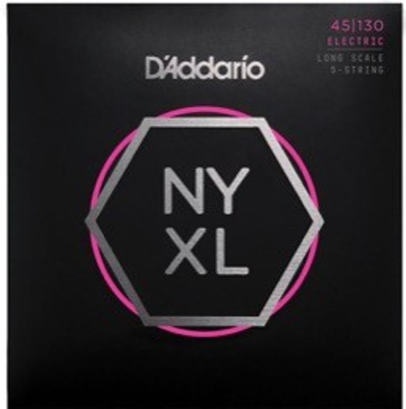 D'Addario Elbas NY Nickel Wound 045 - 130 5-str Custom Light