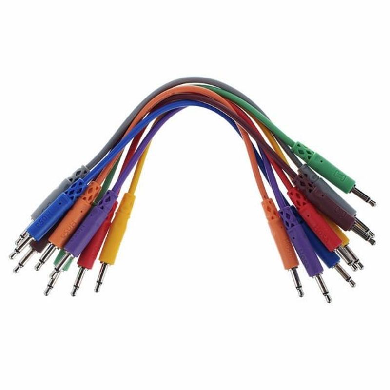 Hosa CMM-815 patchkabel, 3,5 mm stereo – samma, 15 cm