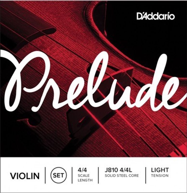 D'Addario J810 Prelude violinsträngset 4/4, light tension