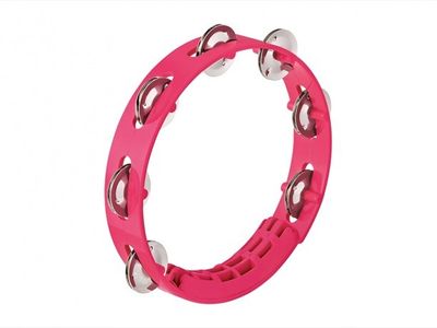 Nino Percussion NINO49SP Kompakt tamburin i ABS 8", rosa