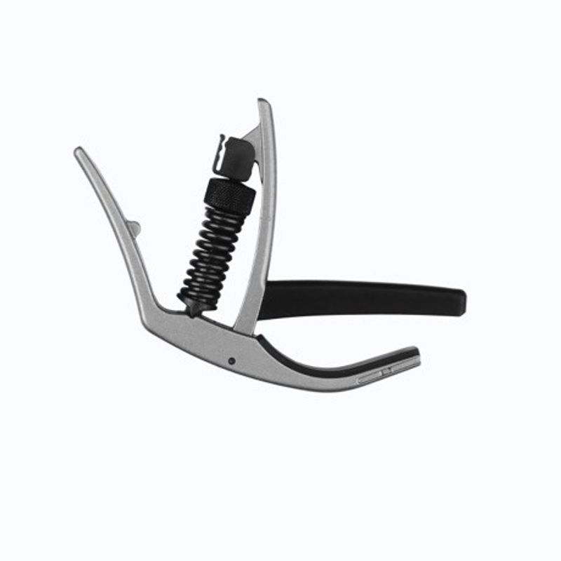 D'Addario PW-CP-10S NS Tri-Action Capo Silver