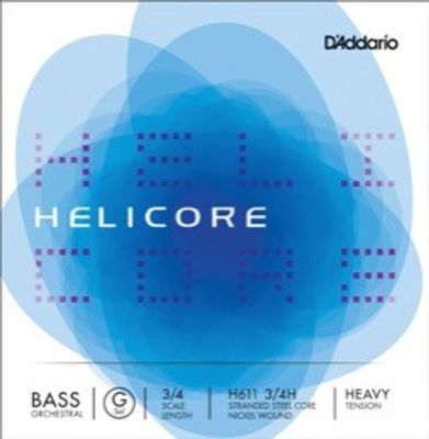 D'Addario H611 Helicore Orchestral kontrabassträng G 3/4, heavy tension