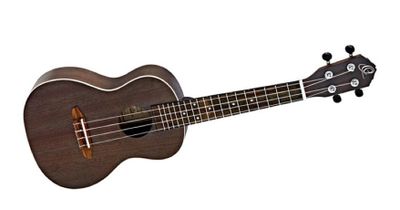 Ortega RUCOAL Konsertukulele Earth, See-Thru Black