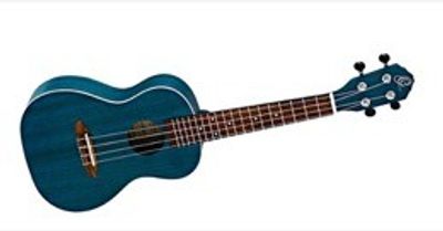 Ortega RUOCEAN Konsertukulele Earth, See-Thru Blue