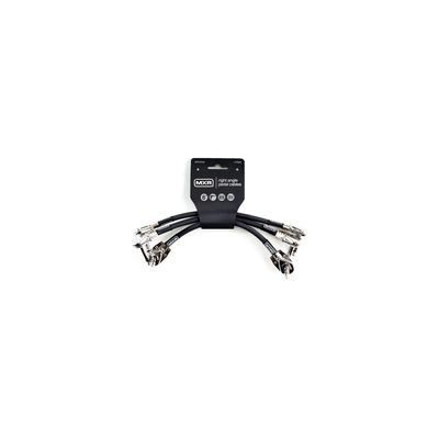Dunlop MXR PATCH KABEL 3PDCP06 15cm 3-PACK VINKLAD