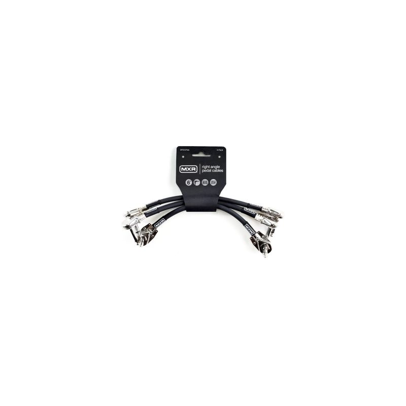 Dunlop MXR PATCH KABEL 3PDCP06 15cm 3-PACK VINKLAD