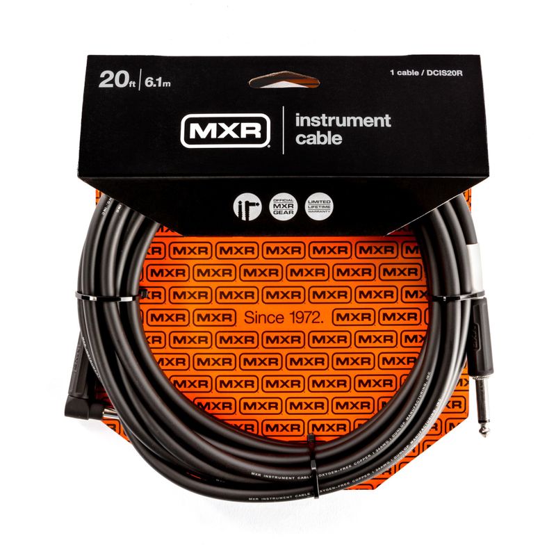 Dunlop MXR STD DCIS20R Instrumentkabel 6m VINKLAD