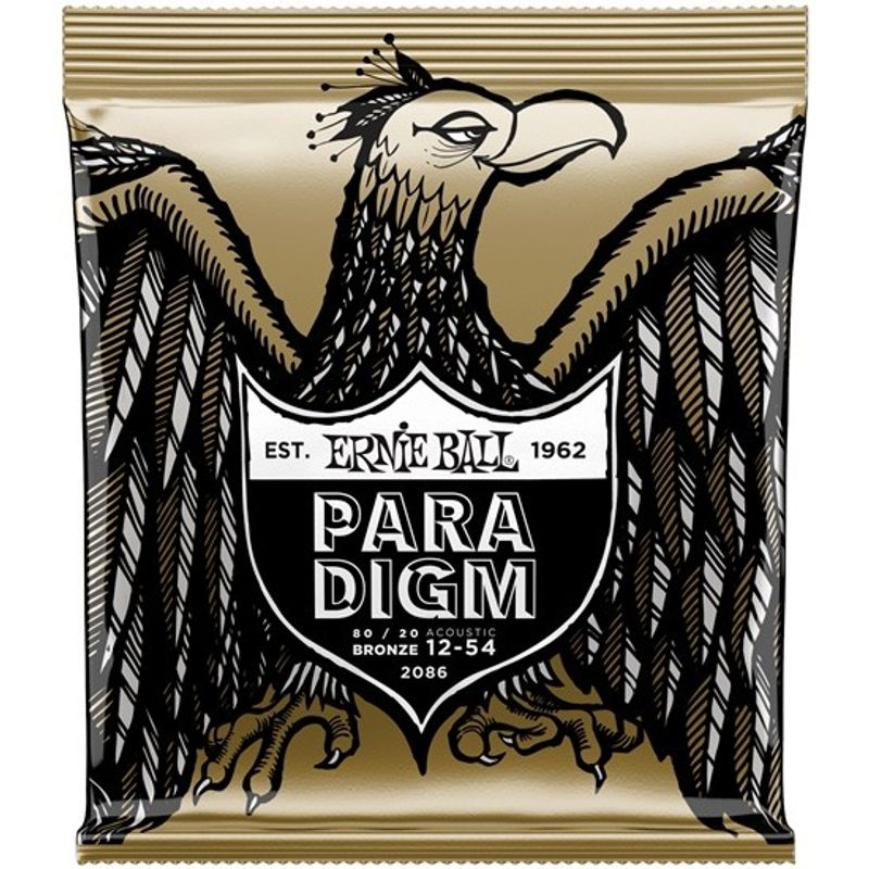 Ernie Ball 2086 Paradigm 80/20 Bronze Medium Light akustiska gitarrsträngar