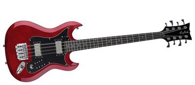 Hagström H8II 8-stringed Bass Wild Cherry Transparent