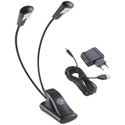 K&M 12245 Double Led FlexLight notställsbelysning