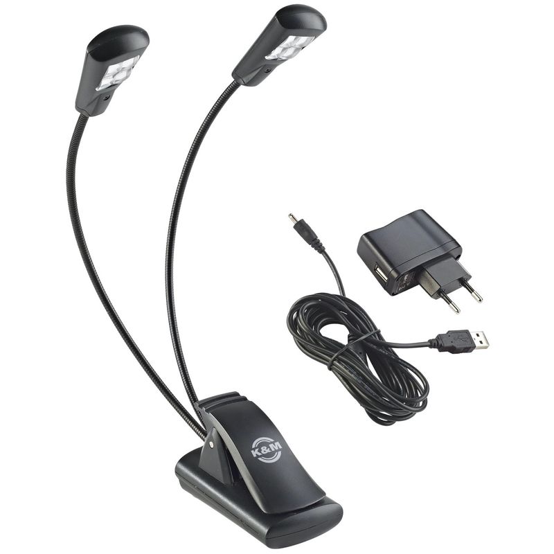 K&M 12245 Double Led FlexLight notställsbelysning