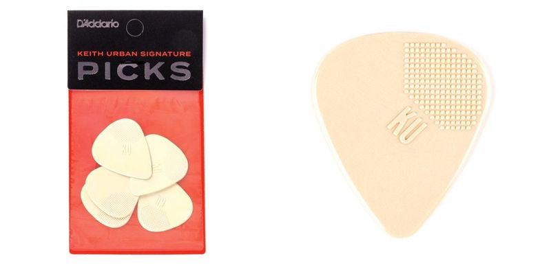 D'Addario 1UKU4-05 Plektrum Keith Urban Signature Medium (5-pack)
