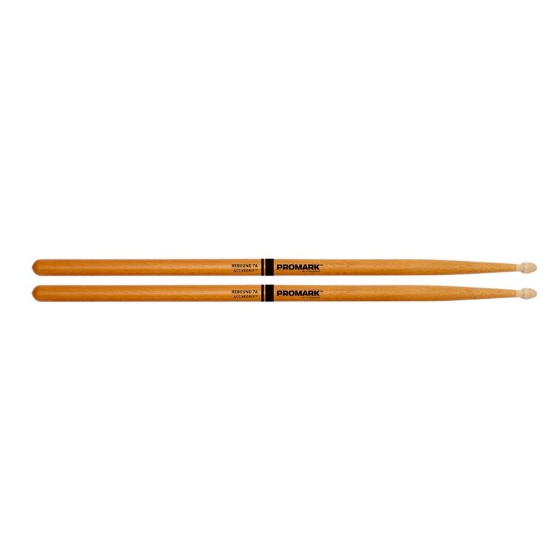 Promark R7AAGC trumstockar Rebound 7A, ActiveGrip Clear hickory, acorn-spets