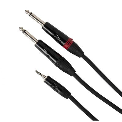 Pulse Signal Cable 3M 3,5 stereo-2x6,3