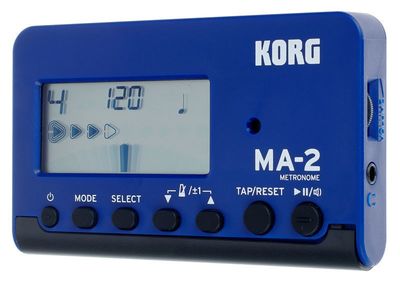Korg MA-2-BLBK metronom, Blue and black.