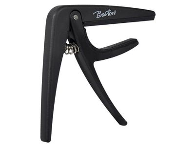 Boston BC-86-BK Fjäderkapodaster för klassisk gitarr, svart