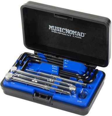 Music Nomad MN235 Premium Guitar Tech Truss Rod Wrench Set, 11 delar