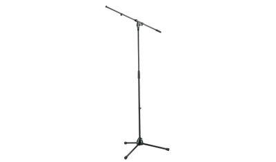 K&M 21020 Mic Stand Black mikrofonstativ med bom