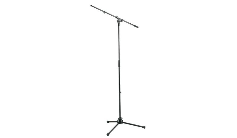 K&M 21020 Mic Stand Black mikrofonstativ med bom