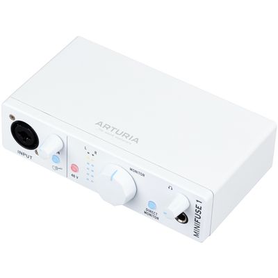 Arturia MiniFuse 1 ljudkort, vitt