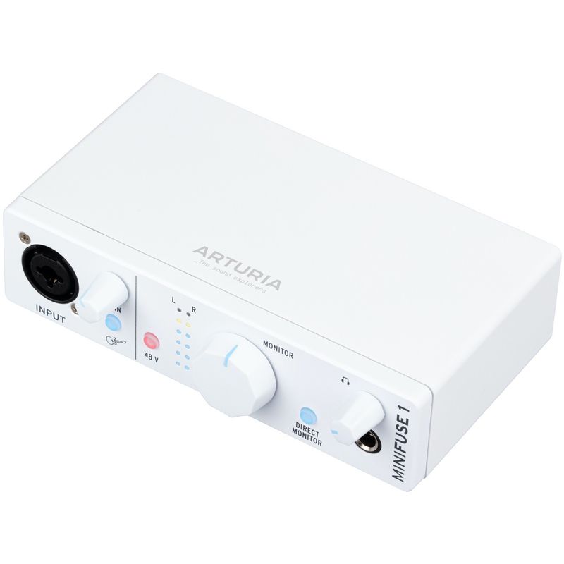 Arturia MiniFuse 1 ljudkort, vitt