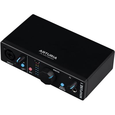 Arturia MiniFuse 1 ljudkort, svart