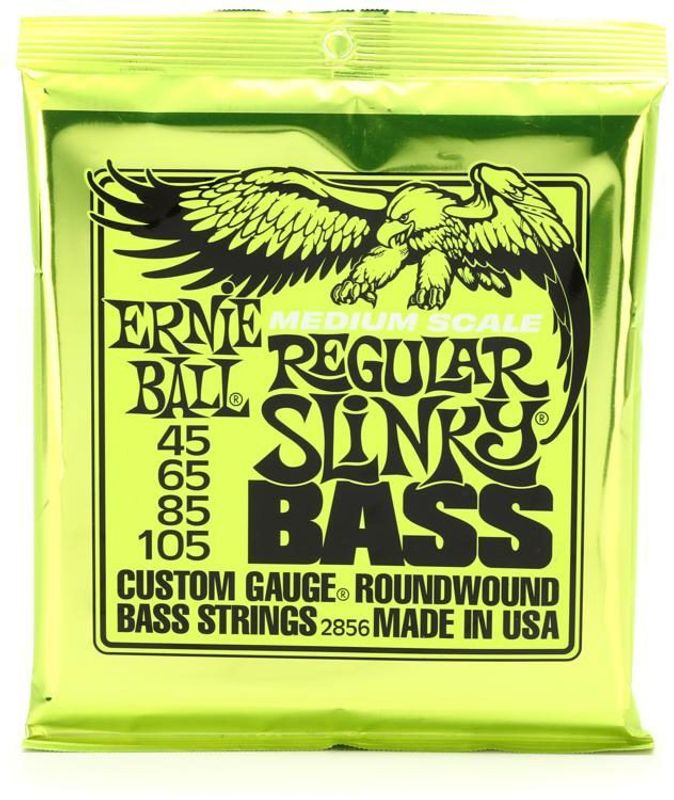 Ernie Ball 2856 Medium Scale Bass Regular Slinky Nickel elbassträngar