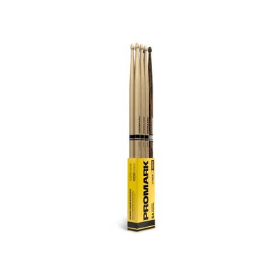 Promark RBH565AW-4PFG trumstockar Rebound 5A 4-pack, 3 par 5A hickory + 1 par 5A FireGrain på köpet