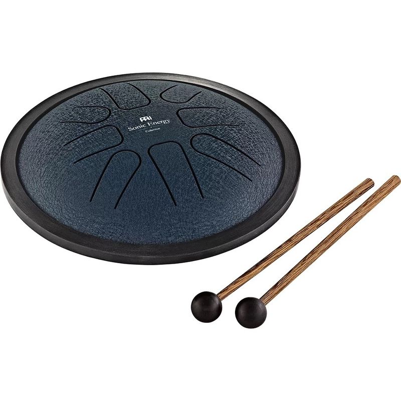 Meinl SSTD2NB Small Steel Tongue Drum, G Minor, Navy Blue