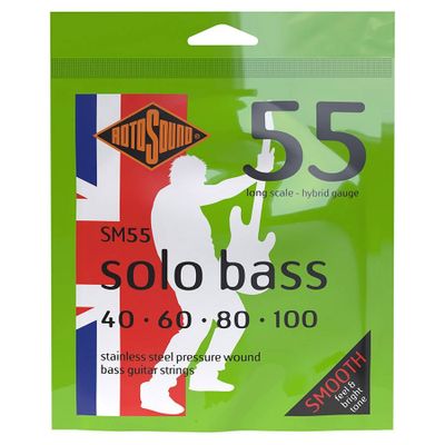 Rotosound SM55 elbassträngar 40–100, hybrid