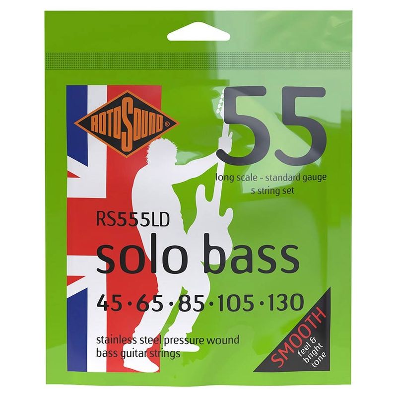 Rotosound RS555LD elbassträngar 45–130, standard