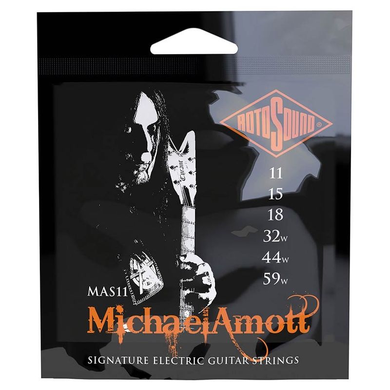 Rotosound MAS11 elgitarrsträngar Michael Amott, nickel 11–59
