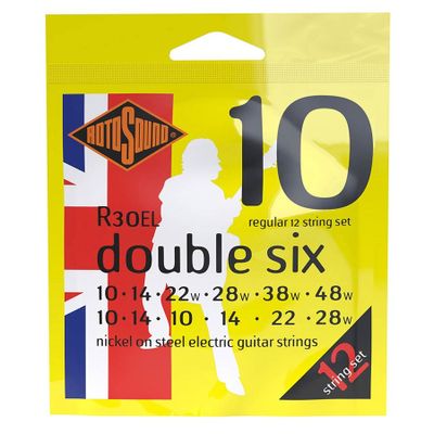 Rotosound R30EL elgitarrsträngar 12-strängad, nickel 10–48, regular