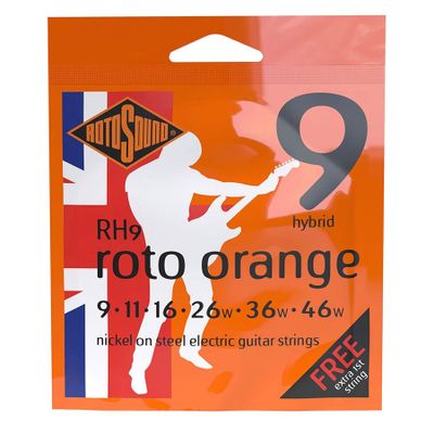 Rotosound RH9 elgitarrsträngar, nickel 9–46, hybrid