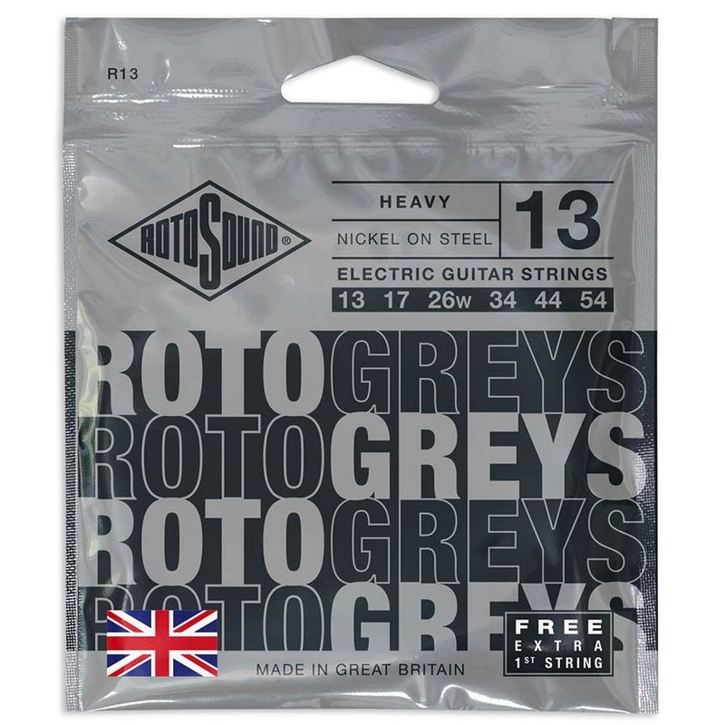 Rotosound R13 elgitarrsträngar, nickel 13–54, heavy