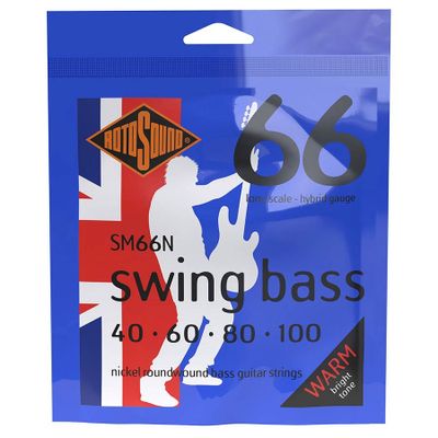 Rotosound SM66N Swing Bass 66 elbassträngar, nickel 40–100, hybrid