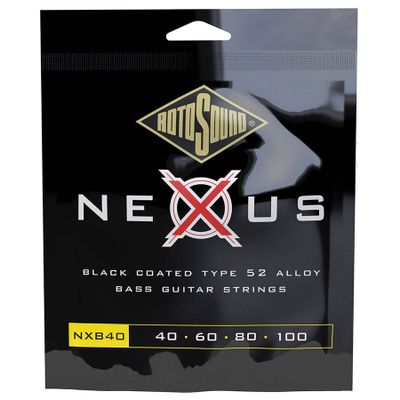Rotosound NXB40 Nexus elbassträngar, belagd 40–100, hybrid